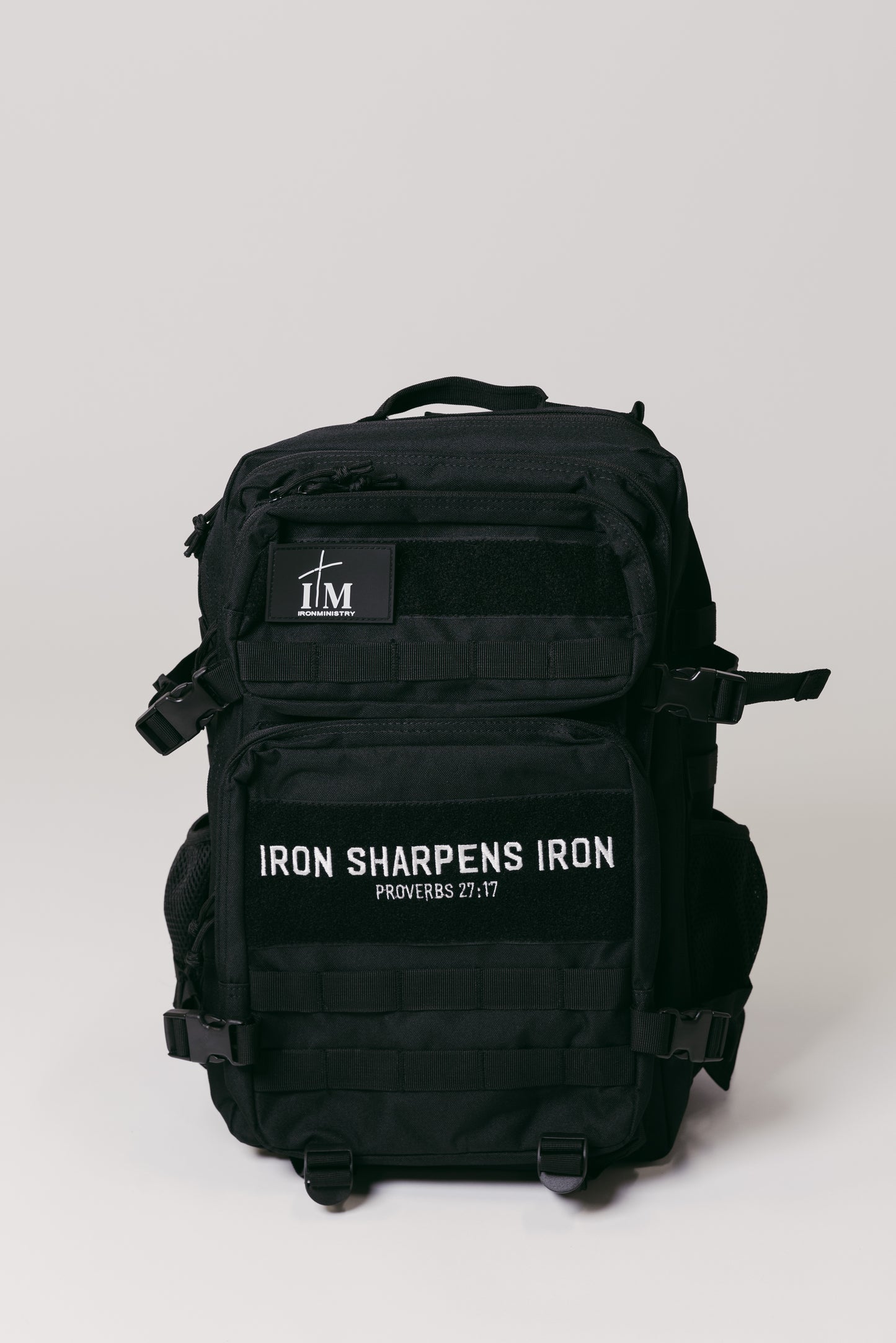 Iron Sharpens Iron™ 45L Tactical Backpack + Free Necklace Bundle