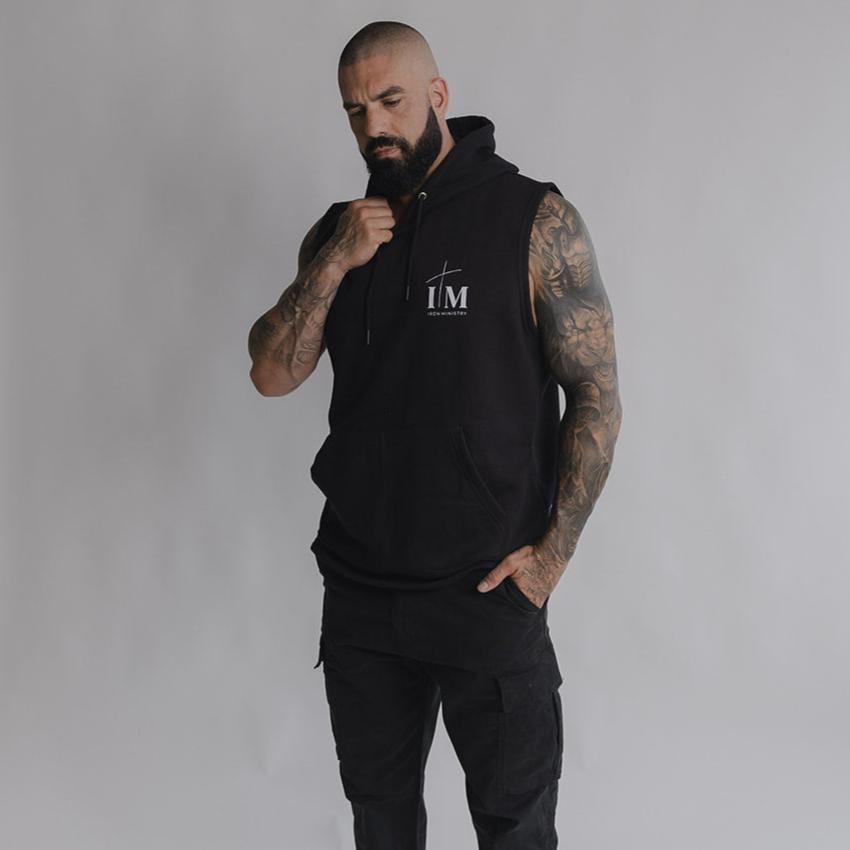 Sleeveless Hoodie | Disciple of Christ | 320 - 250 GSM | 4 Color Options