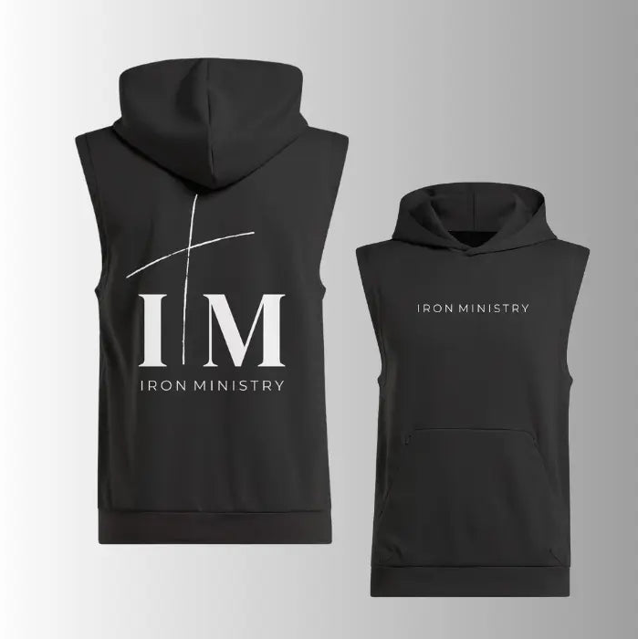 Sleeveless Hoodie | The Signature I'M Iron Ministry