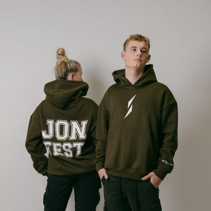 Dunamis Hoodie - 355 GSM  | Unisex | Olive Green