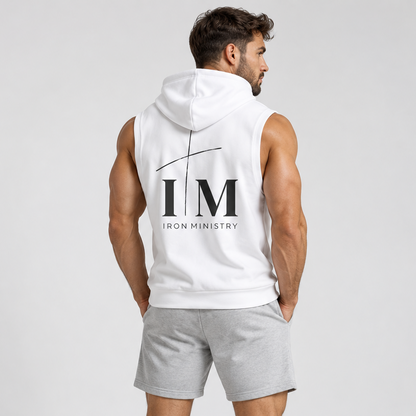 Sleeveless Hoodie | The Signature I'M  | 320 - 250 GSM | 4 Color Options