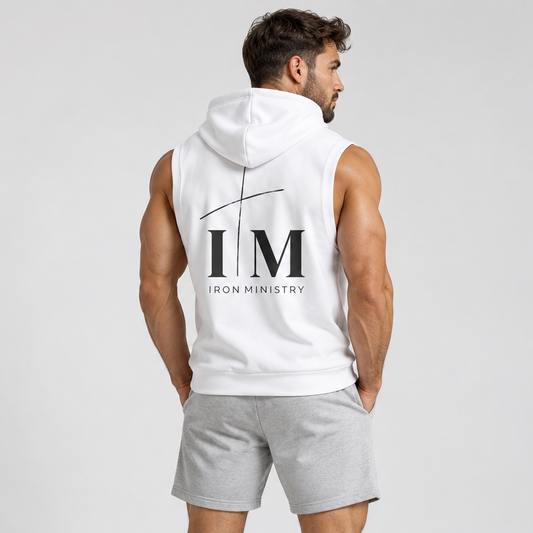 Sleeveless Hoodie | The Signature I'M  | 320 - 250 GSM | 4 Color Options