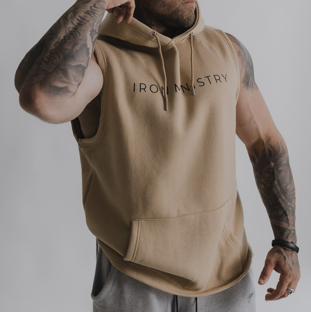 Sleeveless Hoodie | The Signature I'M  | 320 - 250 GSM | 4 Color Options