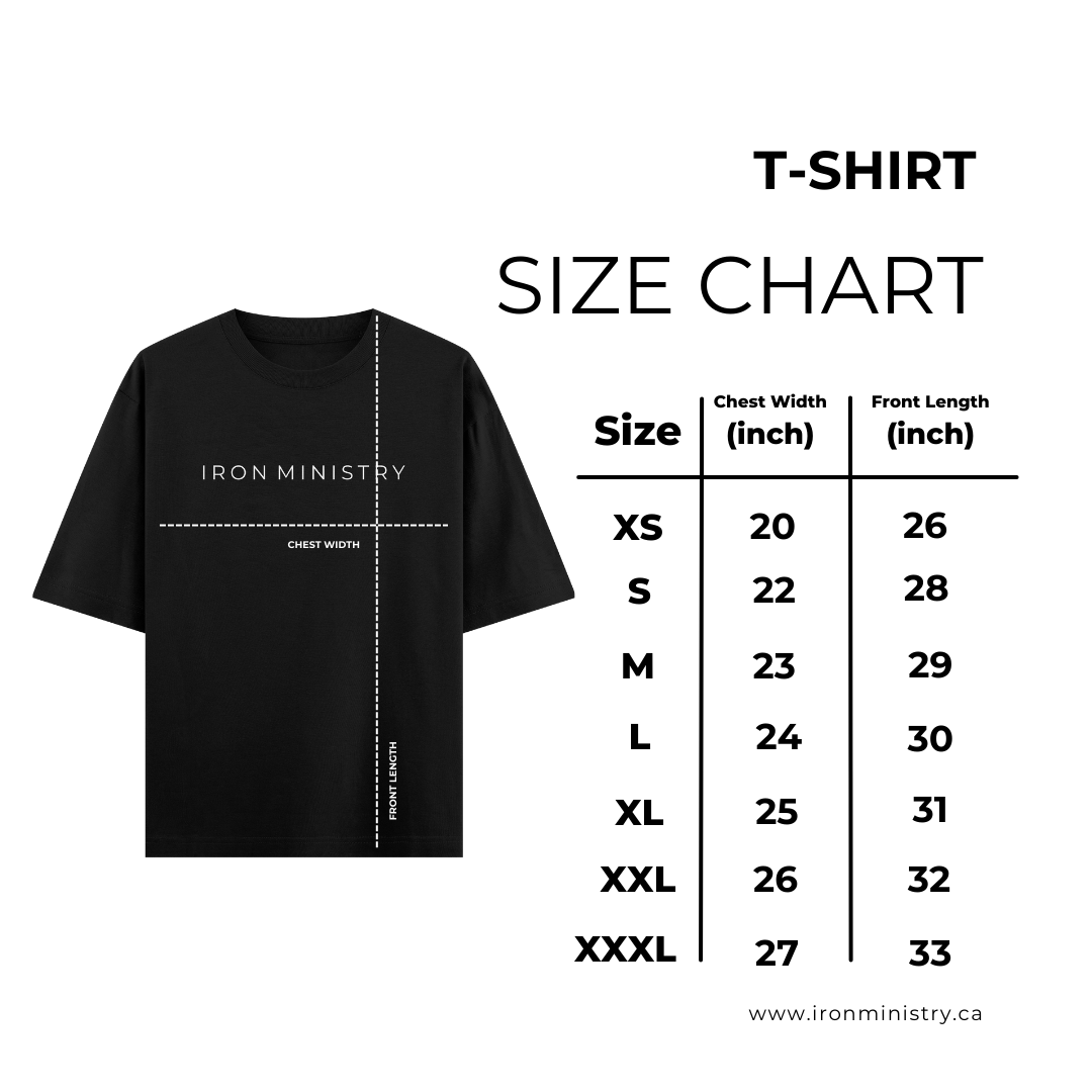 Iron Sharpens Iron Tee - 240 GSM | Unisex | Premium Drop Shoulder | Black